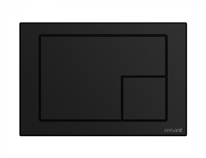 Кнопка смыва Cersanit CORNER для инсталляции HI-TEC/LINK PRO/VECTOR пластик черный матовый