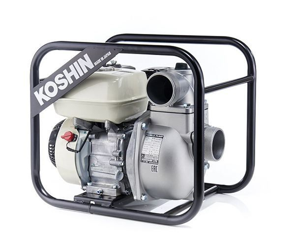 Мотопомпа бензиновая Koshin SEH- 80JP для слабозагрязненной воды