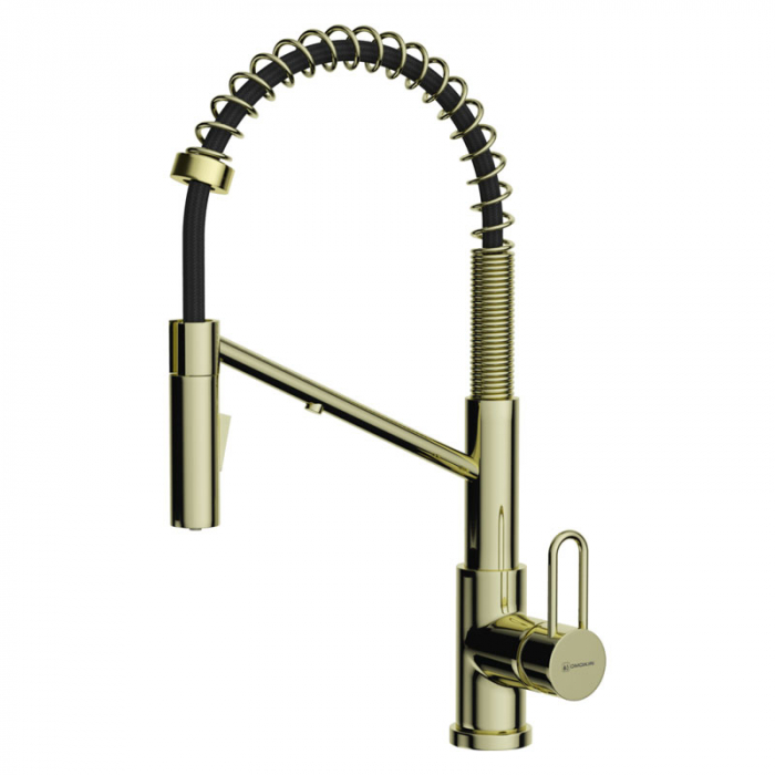 Смеситель для кухни Omoikiri MIKAWA 2 Plus-LG латунь/светлое золото