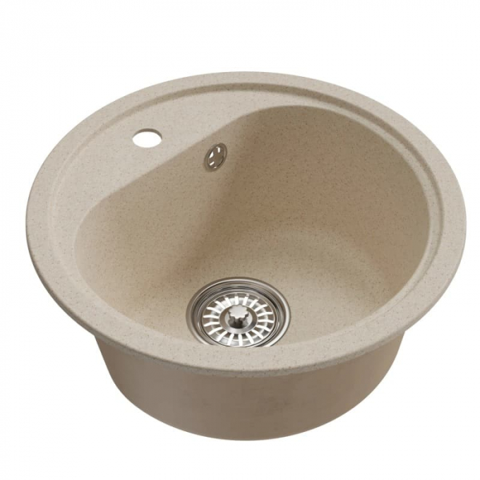 Мойка кухонная композитная MixLine ML-GM10 бежевая