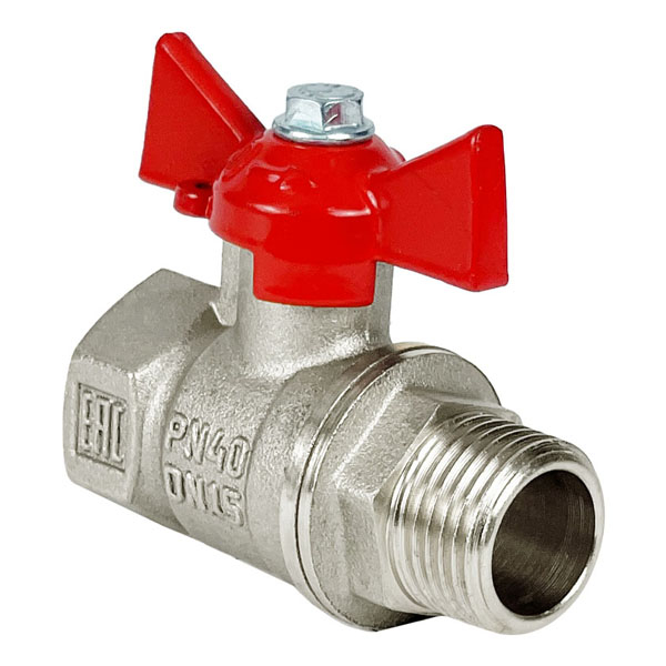 Кран шаровой Valfex 11б27фт1М DN15 (1/2") в-н баб. латунь