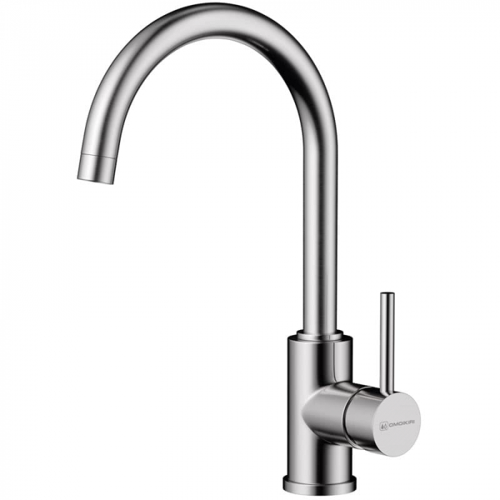 Смеситель для кухни Omoikiri SHINAGAWA-BN однорукояточный, нержавеющая сталь