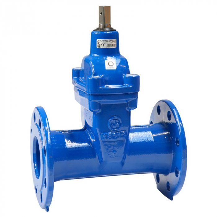 Задвижка с обрезиненным клином Jafar 2002 F5 DN500 PN10 ВЧ40 EPDM