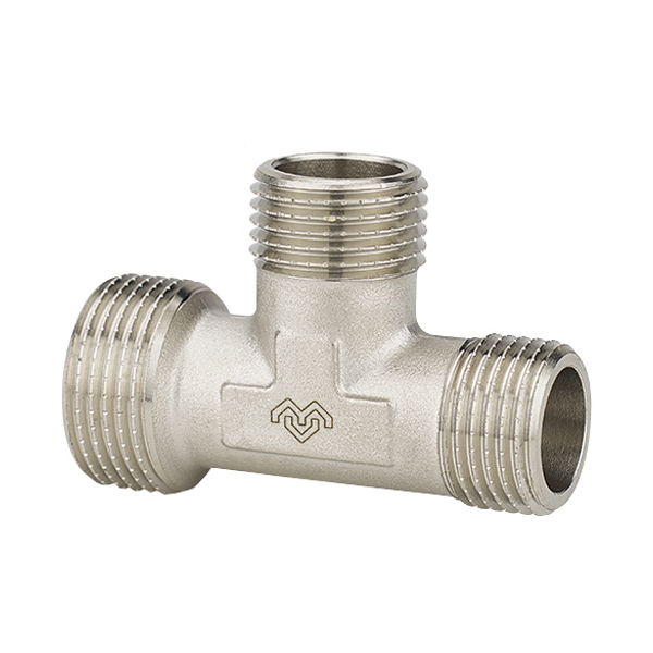 Тройник переходной НР 3/4" × 1/2" × 1/2" латунь Varmega
