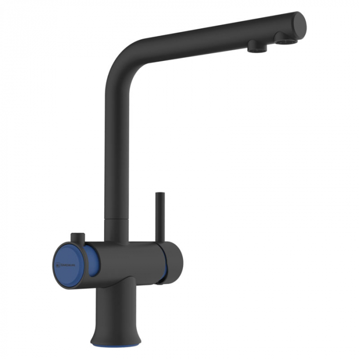 Смеситель для кухни Omoikiri HOTARU-GB-IB латунь/графит/indigo blue