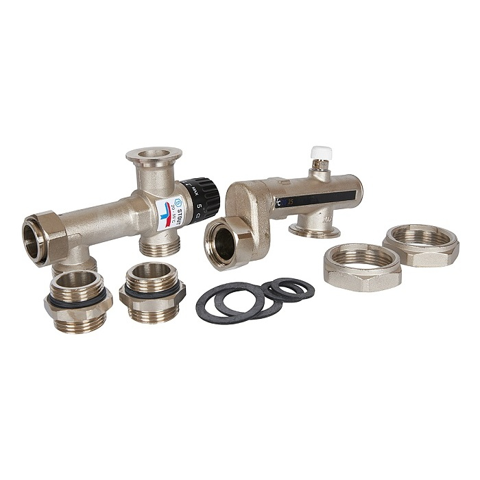 Насосно-смесительный узел для теплого пола Stout SDG-0120-005010 (20-55 °С) без насоса