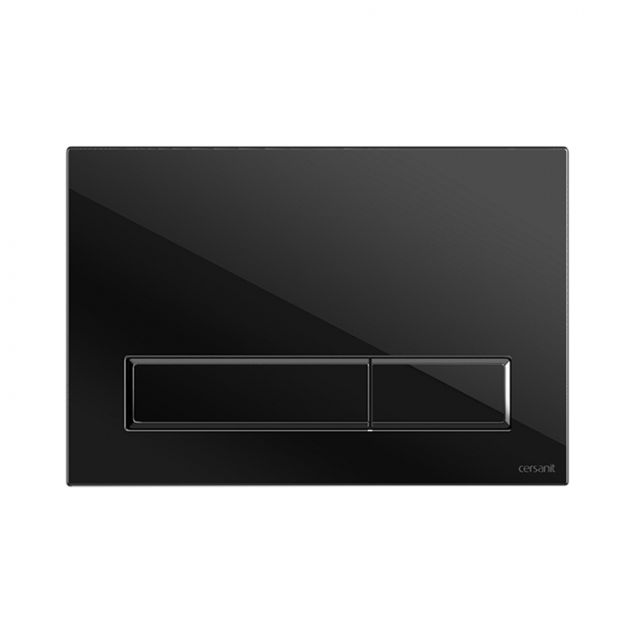 Кнопка смыва Cersanit BLICK для инсталляции HI-TEC/LINK PRO/VECTOR стекло черный