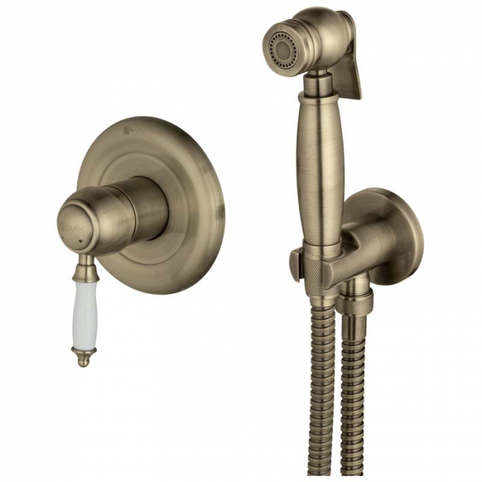 Смеситель для гигиенического душа LeMark VILLA LM4819B однорукояточный, встраиваемый в стену, бронза