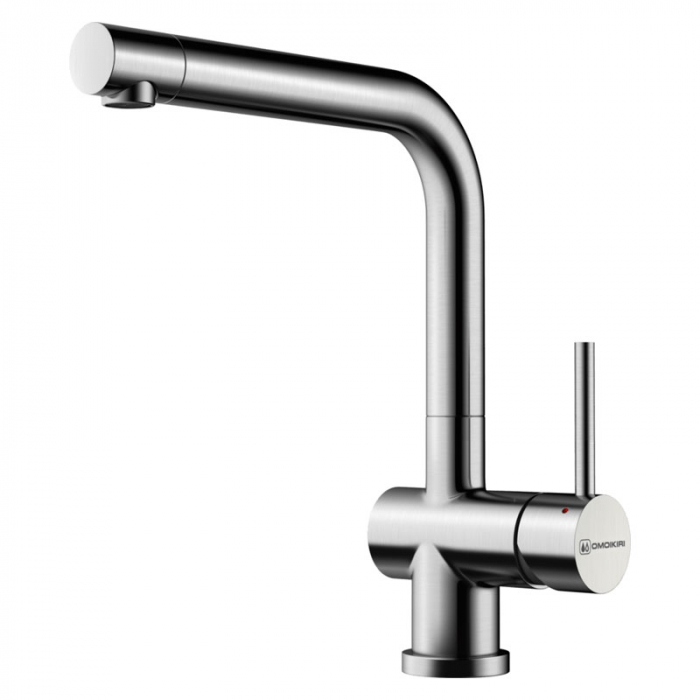 Смеситель для кухни Omoikiri KORIYAMA однорукояточный, нержавеющая сталь