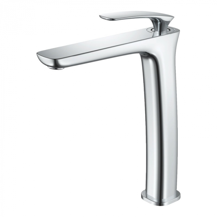 Смеситель для раковины Haiba HB11616 однорукояточный, высокий, хром