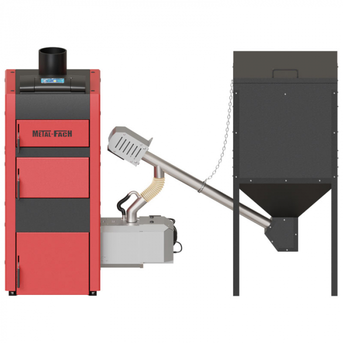 Котел пеллетный Metal-Fach SMART PELLET 15 кВт с правой подачей
