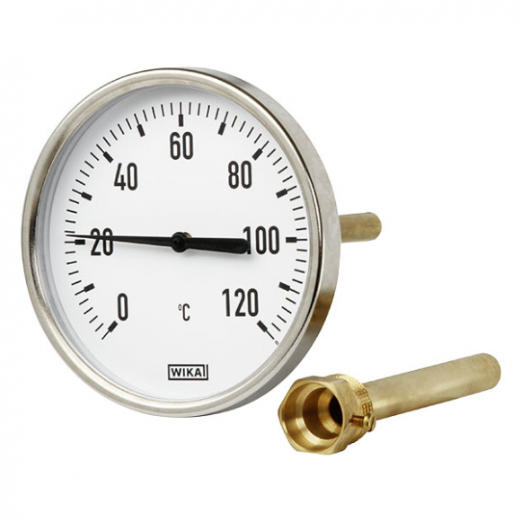Термометр биметаллический Wika A50.10  63 мм (0...+160 °C) G1/2. 60. 2