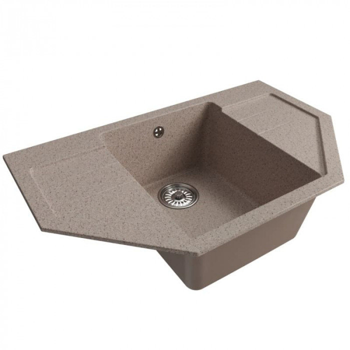 Мойка кухонная композитная MixLine ML-GM24 песочная