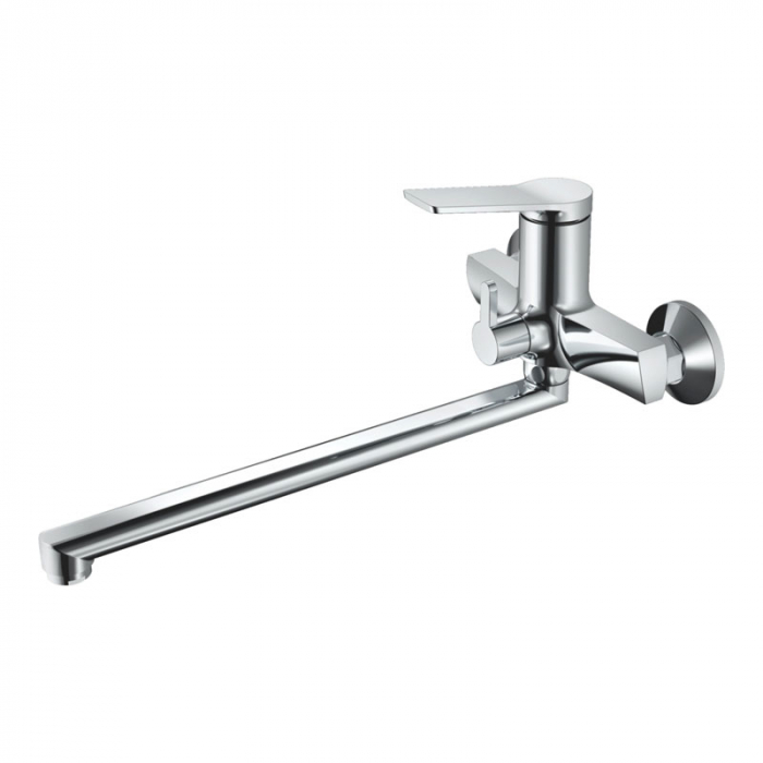 Смеситель для ванны Haiba HB22572 однорукояточный, длинный излив, хром