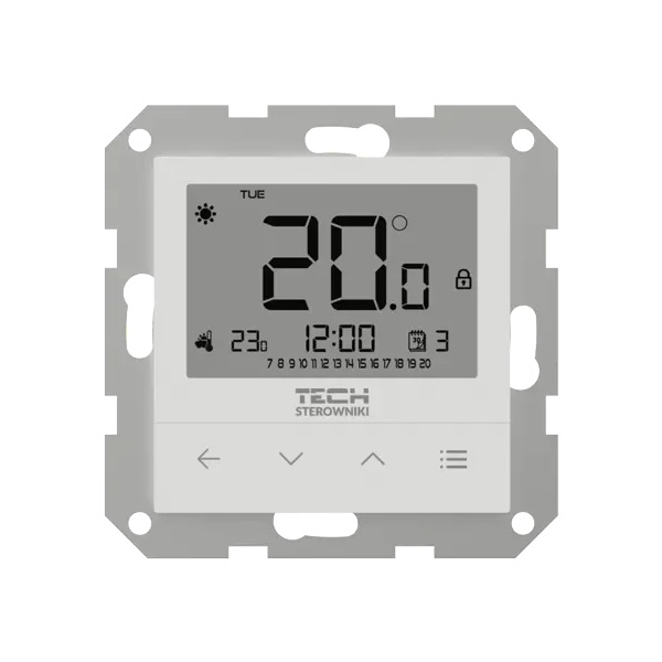 Терморегулятор комнатный c монтажом в рамку TECH F-4z v1
