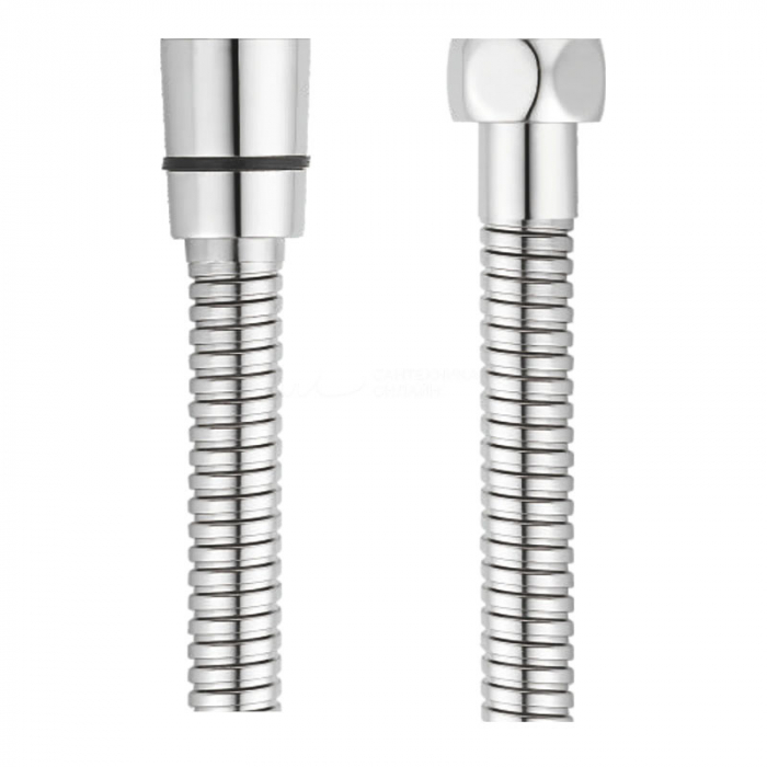 Шланг душевой BELZ 150 см, усиленный 360, нержавеющая сталь, хром