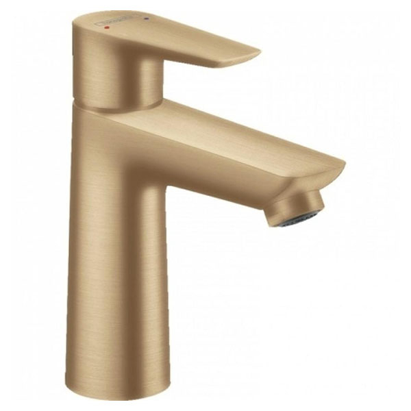 Смеситель для раковины Hansgrohe Talis E однорукояточный, 110, без сливного гарнитура, бронза (71712140)