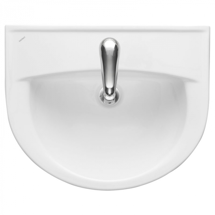 Раковина Santeri Виктория с переливом белый 1.3111.6.S00.11B.0