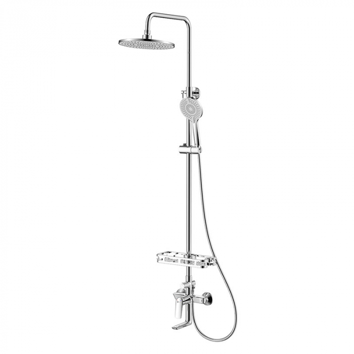 Душевая система LeMark VERBA LM11462C однорукояточный, регулируемая высота, хром