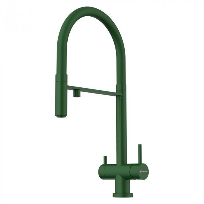 Смеситель для кухни Omoikiri KANTO-RG латунь/royal green