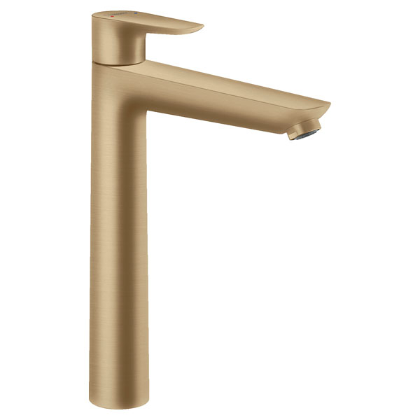 Смеситель для раковины Hansgrohe Talis E однорукояточный, 240, со сливным гарнитуром, бронза (71716140)