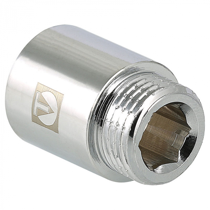 Удлинитель VTr.198.C.0480 1/2"х80 мм латунь хром. Valtec