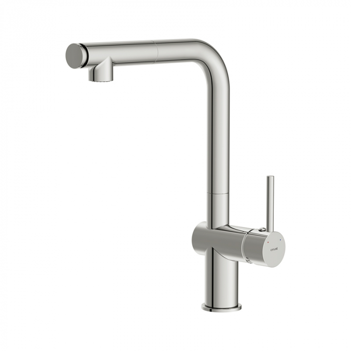 Смеситель для кухни Cersanit FLAVIS однорычажный с выдвижным изливом два режима хром