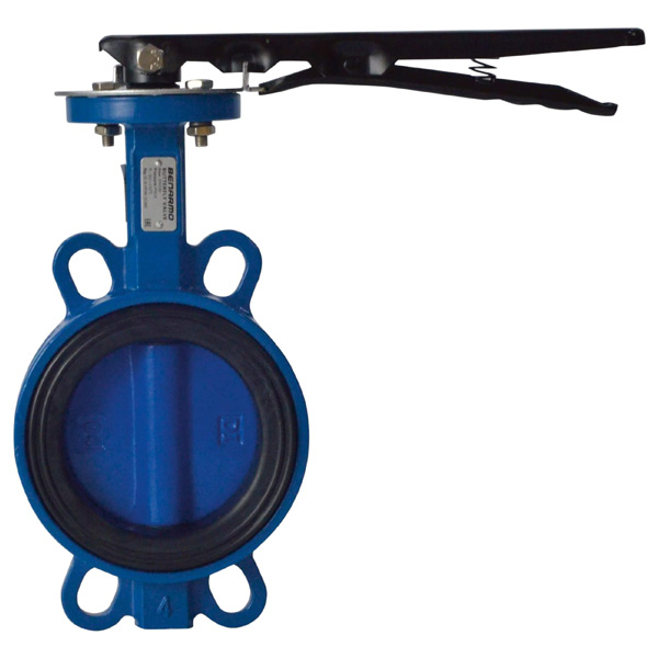 Затвор дисковый поворотный Benarmo DN250 PN16 межфланцевый, чугун/чугун/EPDM