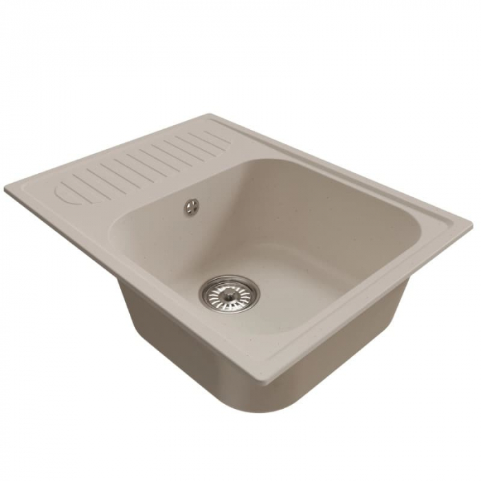 Мойка из искусственного камня MixLine КОМФОРТ МЛ-ГМ18 640x490/190 белая