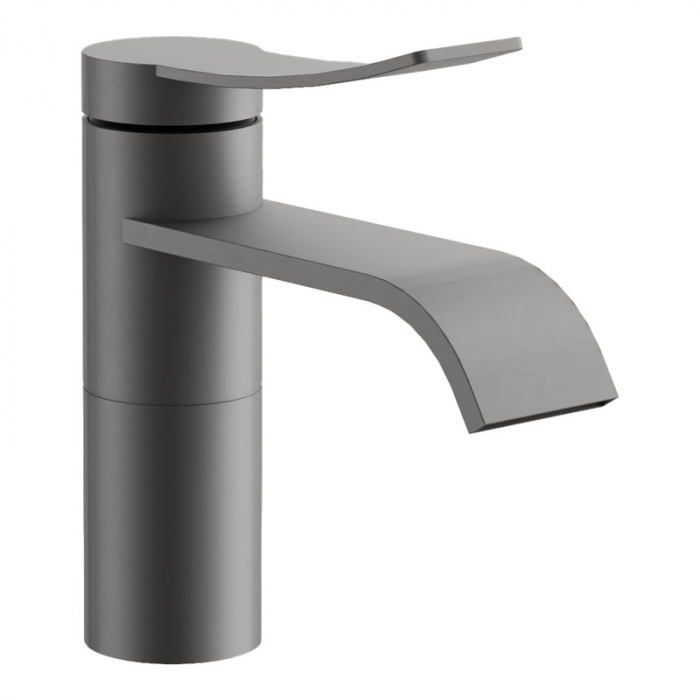 Смеситель для раковины BELZ B10812-3 однорукояточный, оружейная сталь