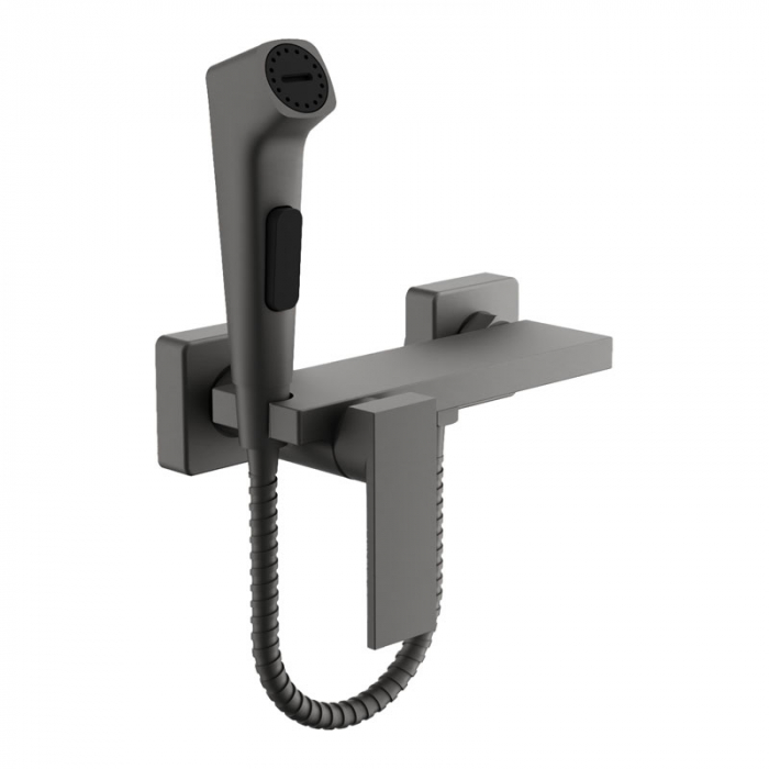 Смеситель для гигиенического душа BELZ B55653-3 однорукояточный, оружейная сталь