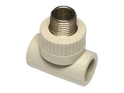 Тройник комбинированный PPR-НР 25-1/2" Ekoplastik