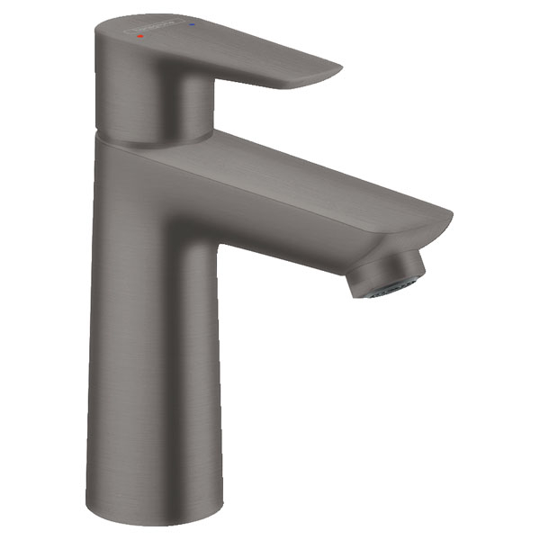 Смеситель для раковины Hansgrohe Talis E однорукояточный, 110, со сливным гарнитуром, серый (71710340)