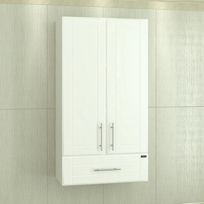 Шкаф подвесной Санта Дублин-48×90 1 ящик над стиральной машиной 423002