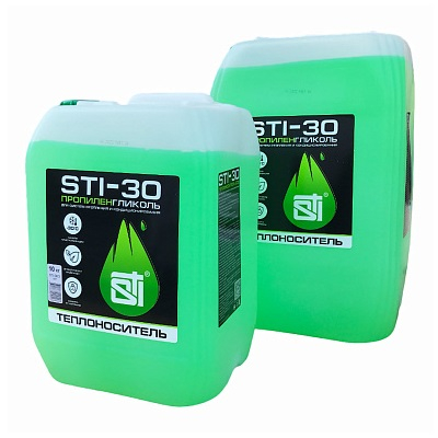 Теплоноситель для систем отопления STI -30 ЭКО, пропиленгликоль, 10 кг