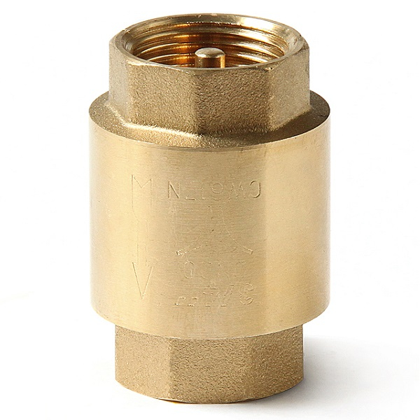 Клапан обратный пружинный Pro Aqua CVH DN20 (3/4") в-в, латунь, с металлическим золотником