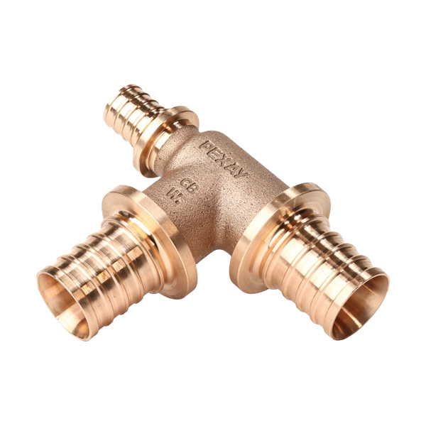 Тройник с уменьшенным торцевым проходом 32-32-20 RX+ Рехау