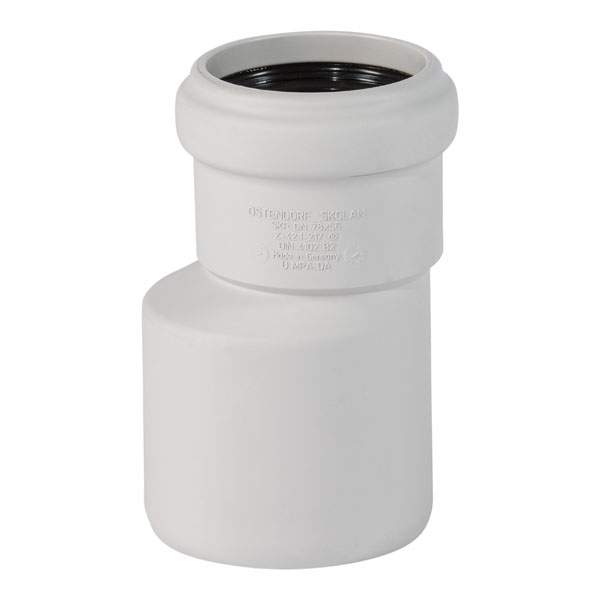 Переход эксцентрический ПП (ВК)  75×50 для системы HT Ostendorf Skolan Safe