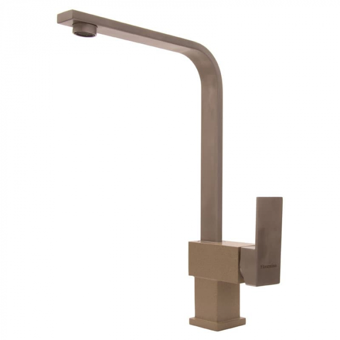 Смеситель для кухни Flortek СИЛЬВЕР FL однорукояточный, бежевый