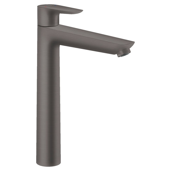 Смеситель для раковины Hansgrohe Talis E однорукояточный, 240, со сливным гарнитуром, серый (71716340)