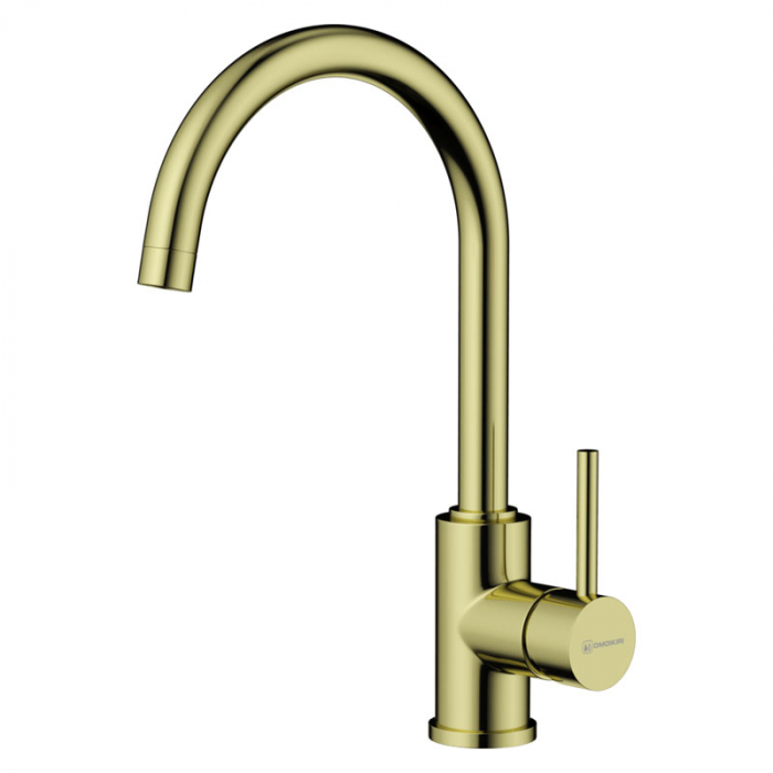 Смеситель для кухни Omoikiri SHINAGAWA-LG латунь/светлое золото