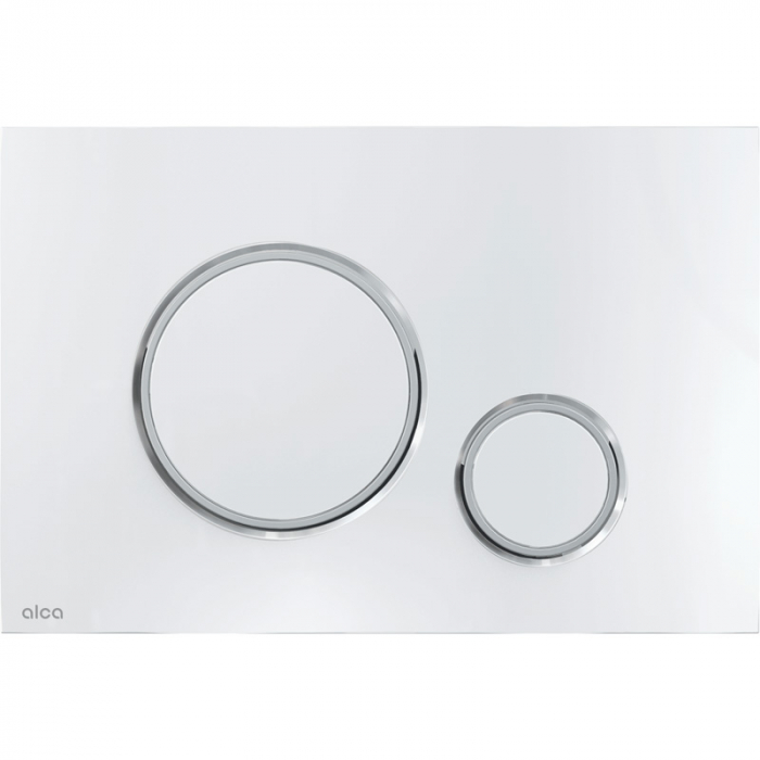 Кнопка смыва для инсталляции AlcaDrain M771 хром глянцевый/матовый
