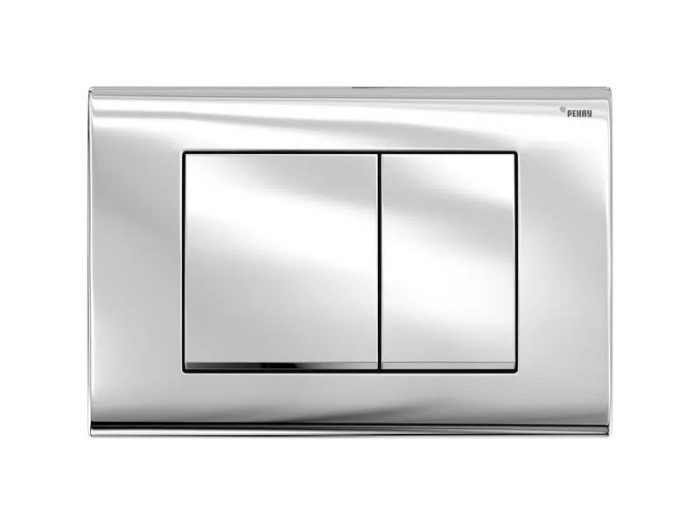 Панель смыва РЕХАУ NOVA QUAD 001 с прямоугольными клавишами, пластик, хром, глянцевый