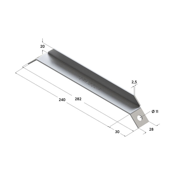 Опора усиливающая TAB 45 28 L240 2,5F2 (50/10 шт/кор)
