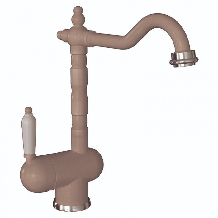 Смеситель для кухни Flortek ОДА FL однорукояточный, песочный