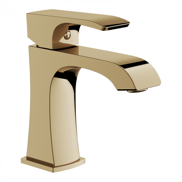 Смеситель для раковины BELZ B10507-5 однорукояточный, золото