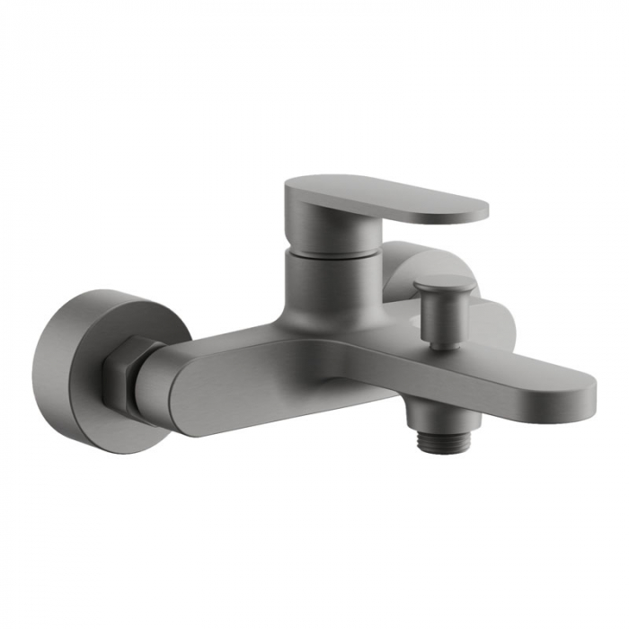 Смеситель для ванны BELZ B61713-3 однорукояточный, оружейная сталь