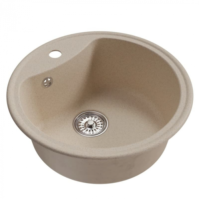 Мойка кухонная композитная MixLine ML-GM09 бежевая