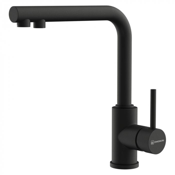 Смеситель для кухни Omoikiri NAKAGAWA 2 Plus-BL латунь/черный
