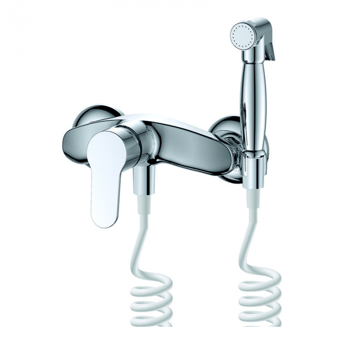 Смеситель для биде D&amp;K Rhein.Marx однорукояточный, с гигиеническим душем DA1394541